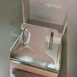 Elegant Silver Hoop Earrings